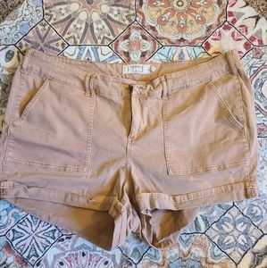 Torrid Pink Jean Shorts